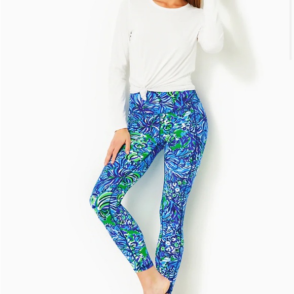 Lilly Pulitzer Pants - Lilly Pulitzer UPF 50 Luxletic 26" Weekender High Rise Legging Size S NWOT